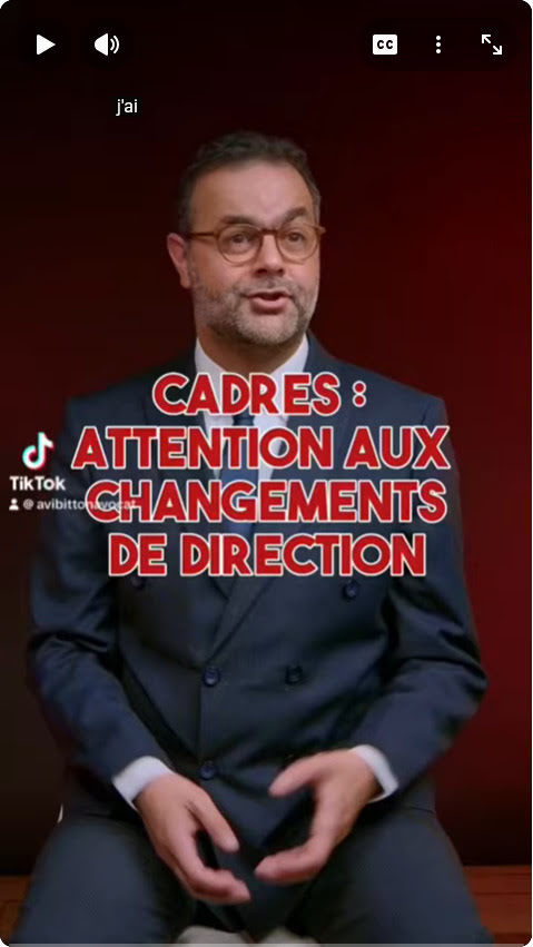 cadres attention aux changements de direction