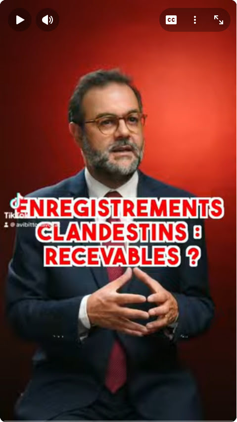 peut-on enregistrer son employeur ?